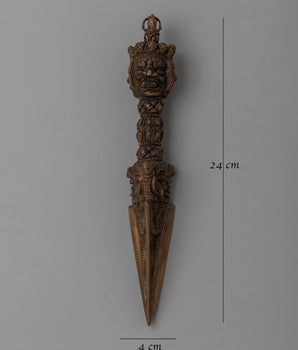 Handcrafted Ritual Phurba | Buddhist Ritual Dagger for Wrathful Tibetan Practices