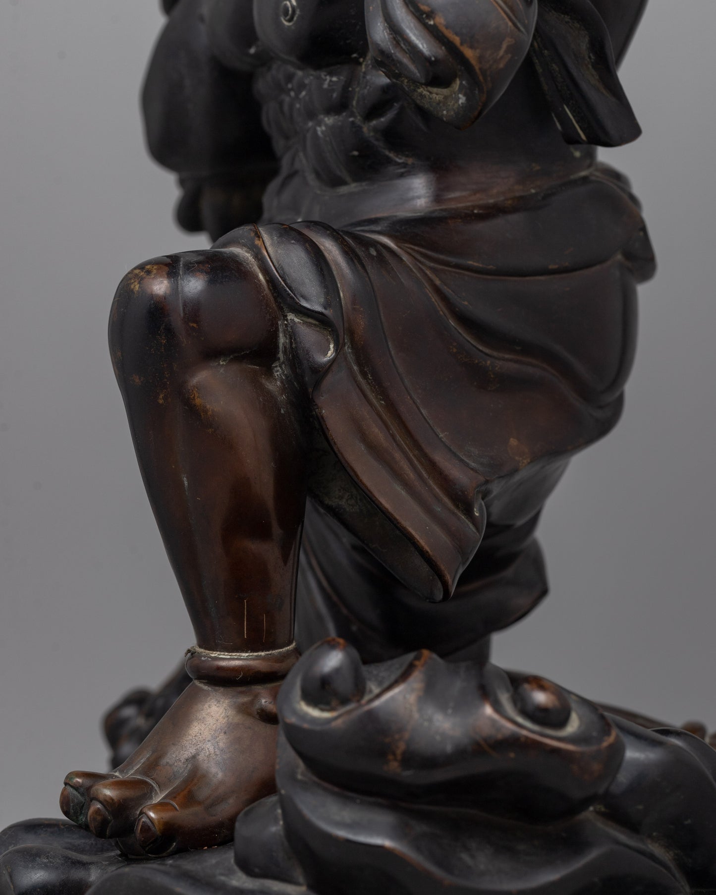 Fujin Japanese Wind God Statue | Traditional Shinto Deity Sculpture