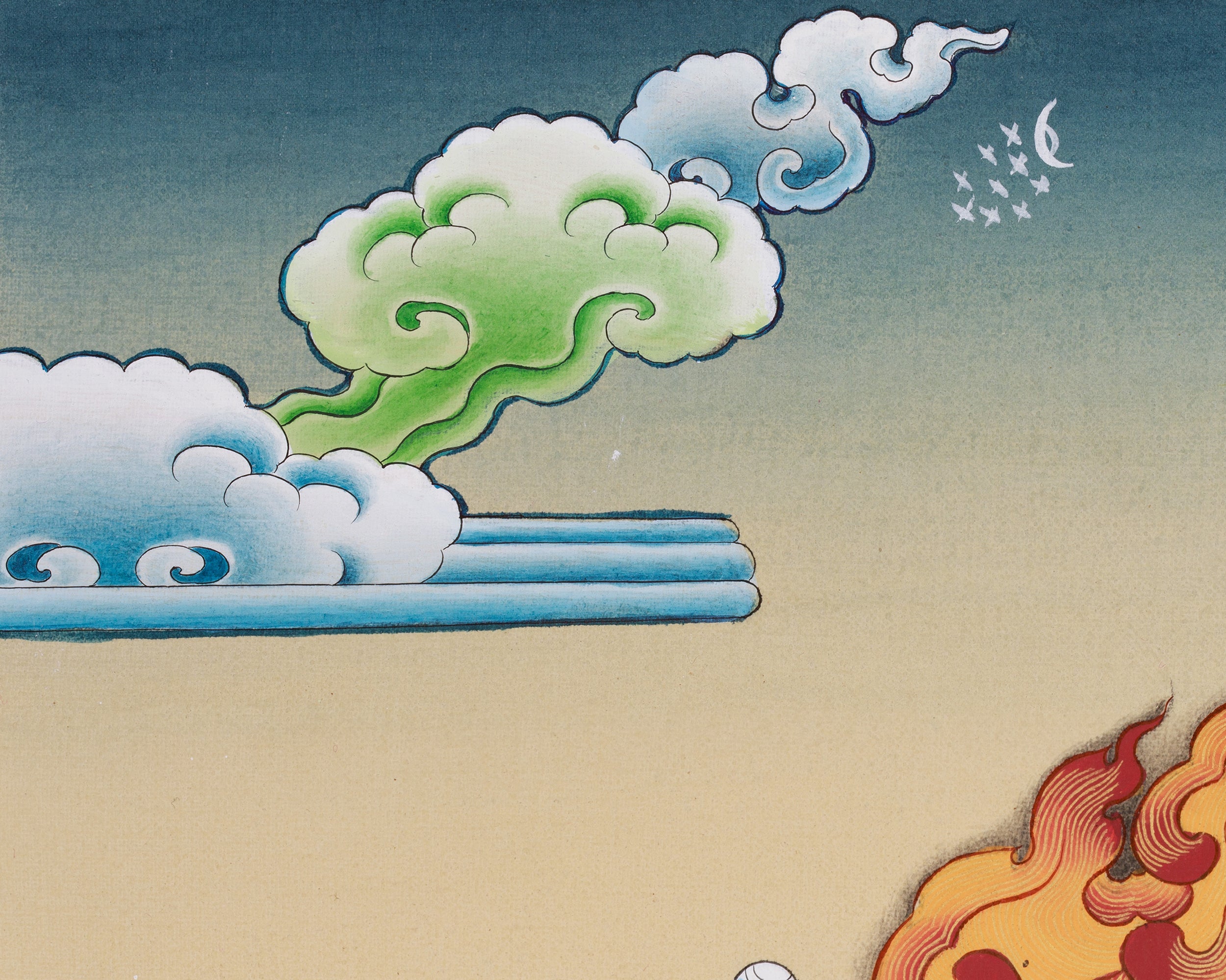 Six-Armed Mahakala Artwork | Wrathful Protector | Compassionate Power