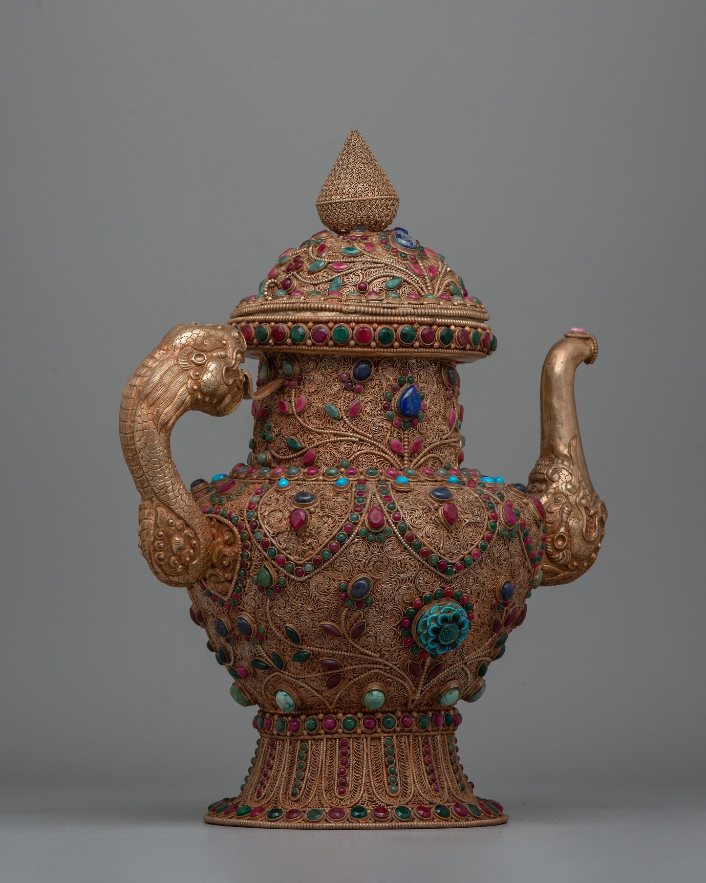 Handmade Tibetan Tea Pot | Traditional Craftsmanship