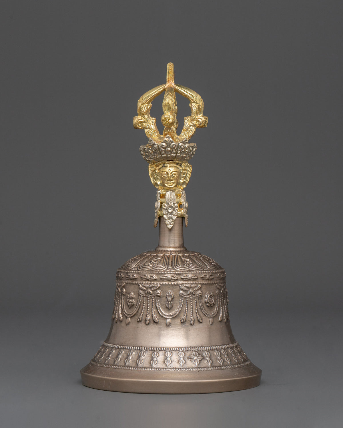Tibetan Sacred Vajra and Bell Set | Handcrafted Buddhist Ritual Tools