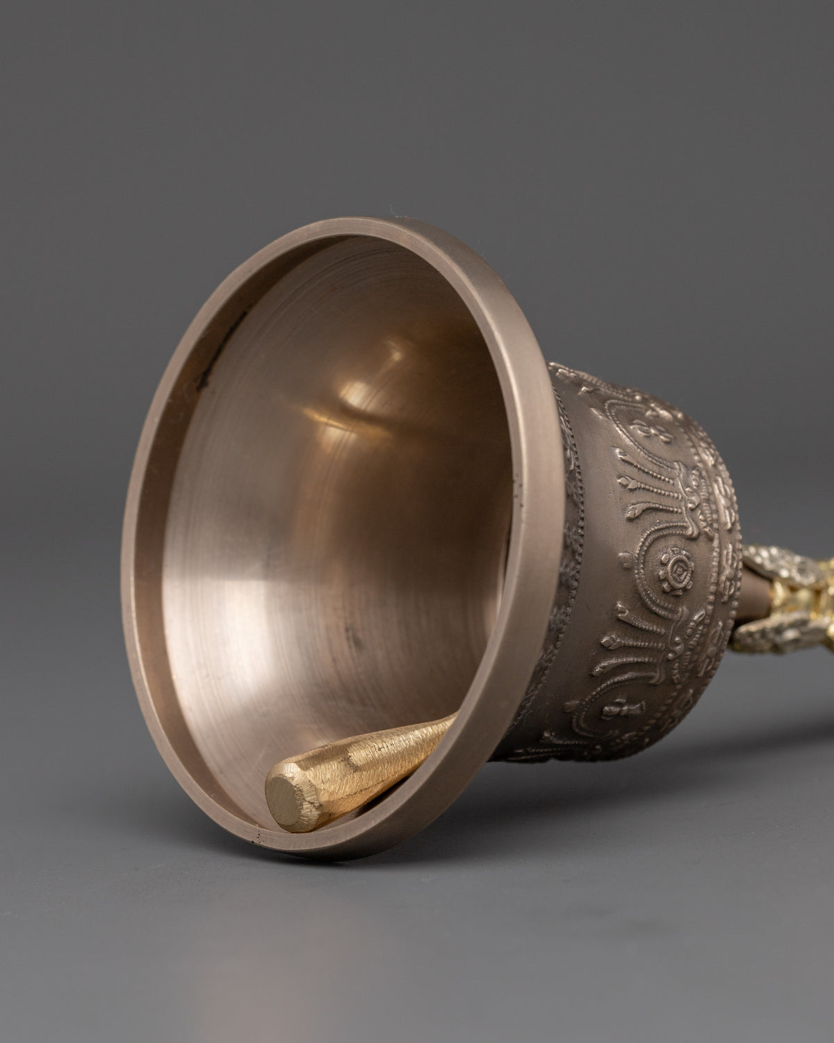 Tibetan Sacred Vajra and Bell Set | Handcrafted Buddhist Ritual Tools
