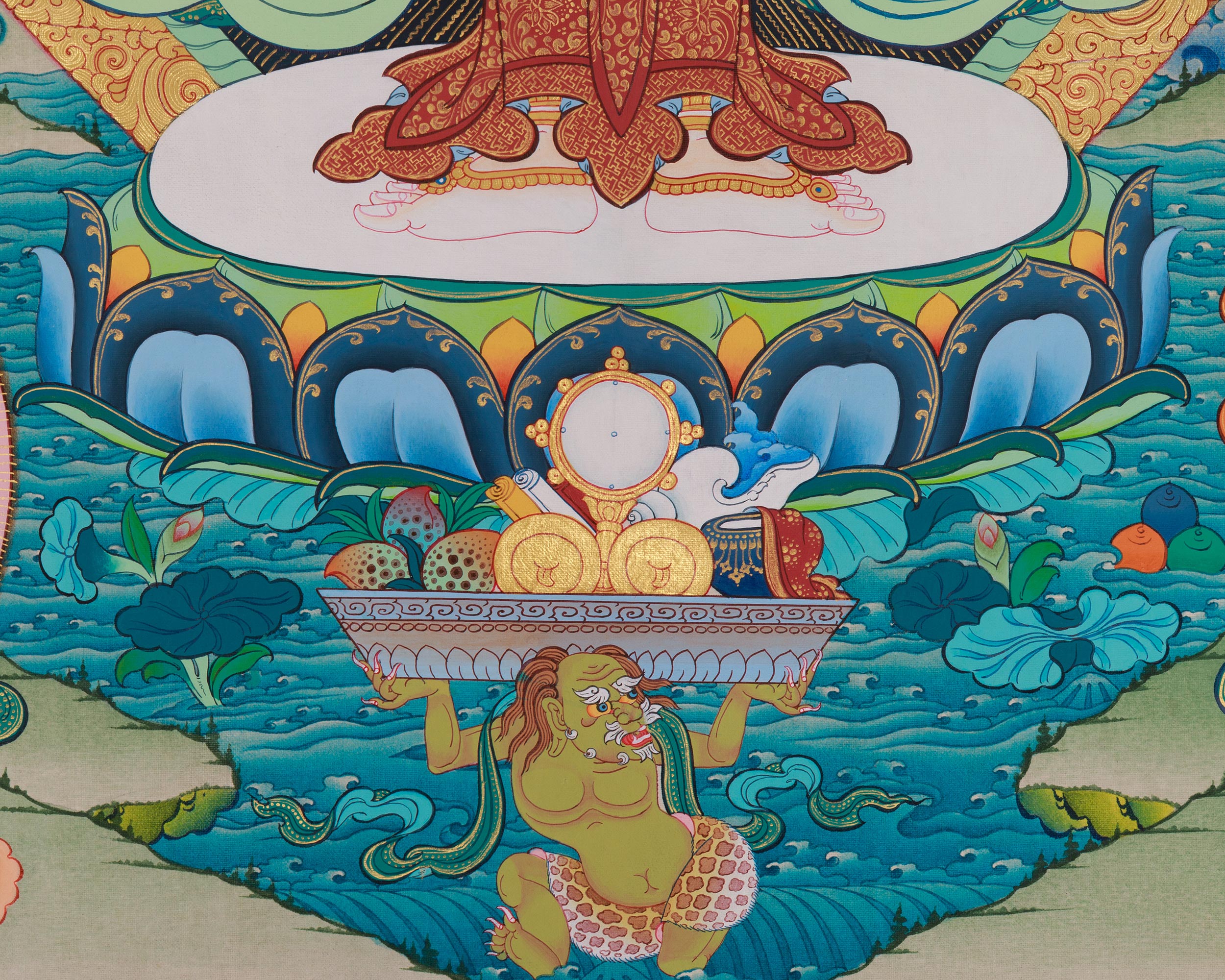 1000 Armed Chenrezig With Other Deities | Infinite Compassion and Enlightenment