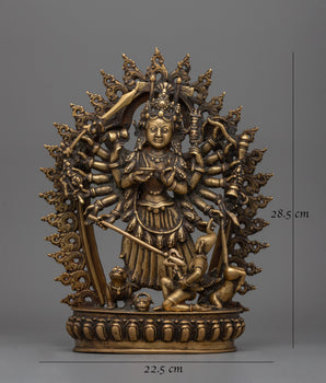 Durga Goddess Statue | Hindu Deity of Strength and Protection