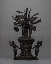  Shiva and Parvati Statue