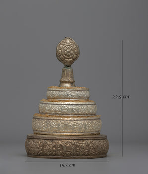 Buddhist Mandala Offering Set | Tibetan Ritual Item