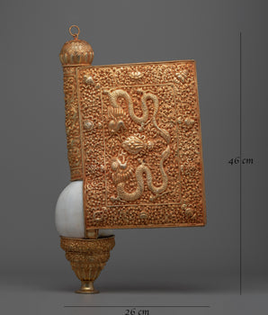 Pair Of Buddhist Sankha | Sacred Shell for Ritual Practices