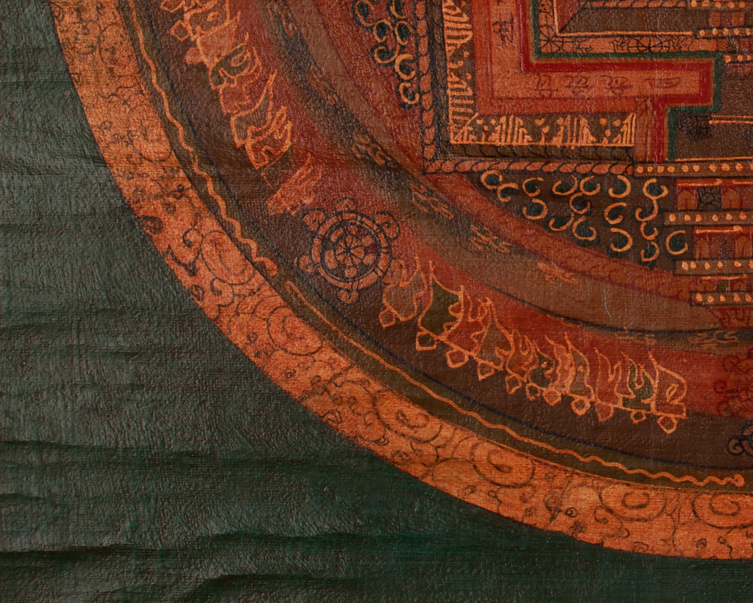 Himalayan Art of The Kalachakra Mandala | Buddhist Meditation Artwork
