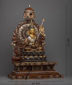 Guru Rinpoche Mantra | The Lotus-Born Master Seated on a Grand Throne