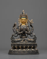 chenrezig-oxidized-figurine