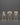  Elephant Trio Statue Set
