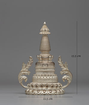 Premium Traditional Buddhist Stupa | Symbol of Spiritual Awakening and Peace
