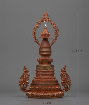 Decorative Stupa Tibetan | Sacred Symbol for Meditation and Harmony