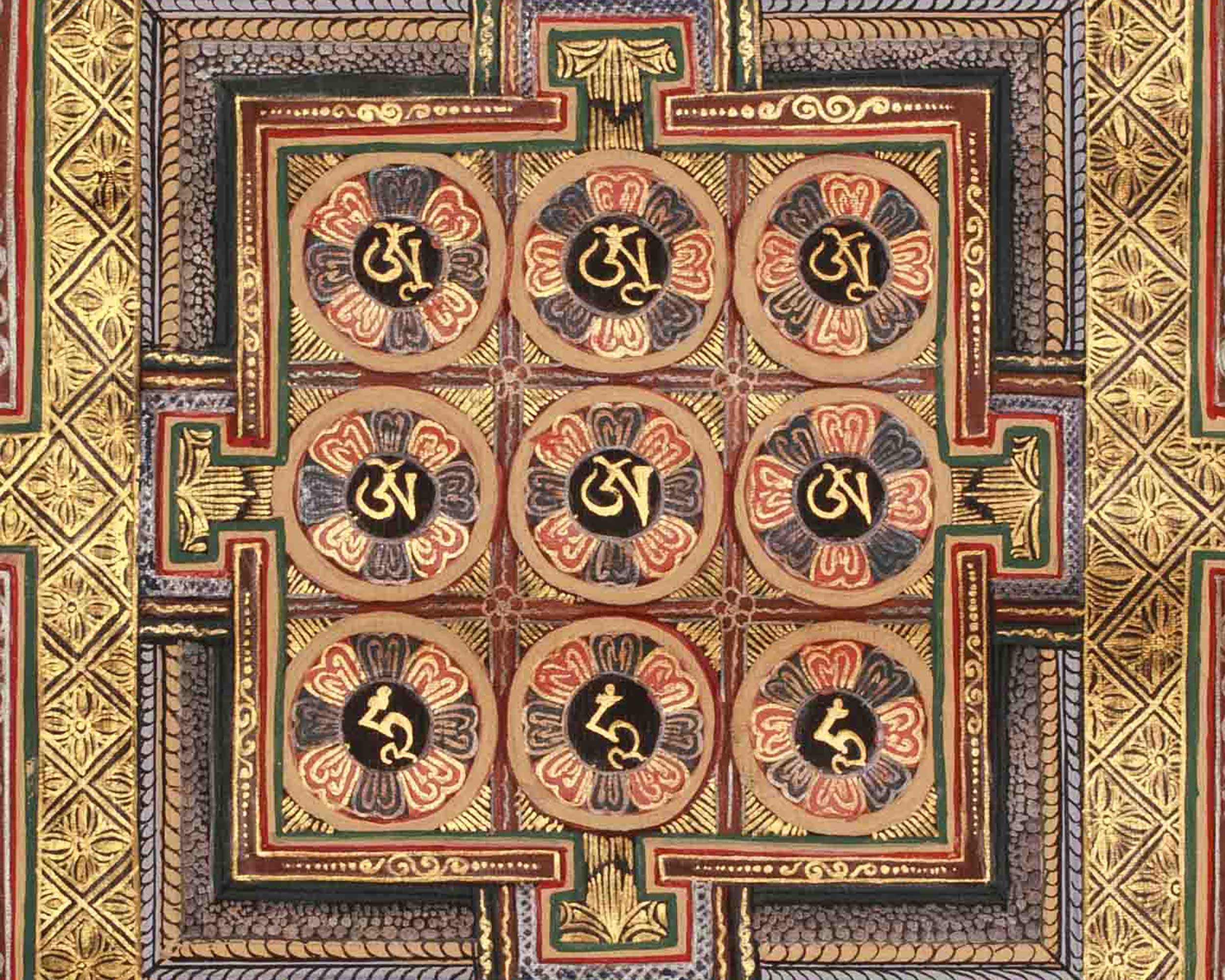 Mandala Artwork | Traditional Himalayan Thangka | Representing the Enlightened Universe