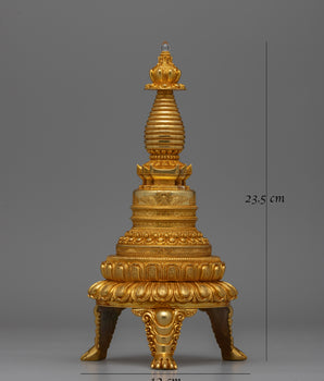 Traditional Buddhist Stupa | Sacred Buddhist Structure for Meditation