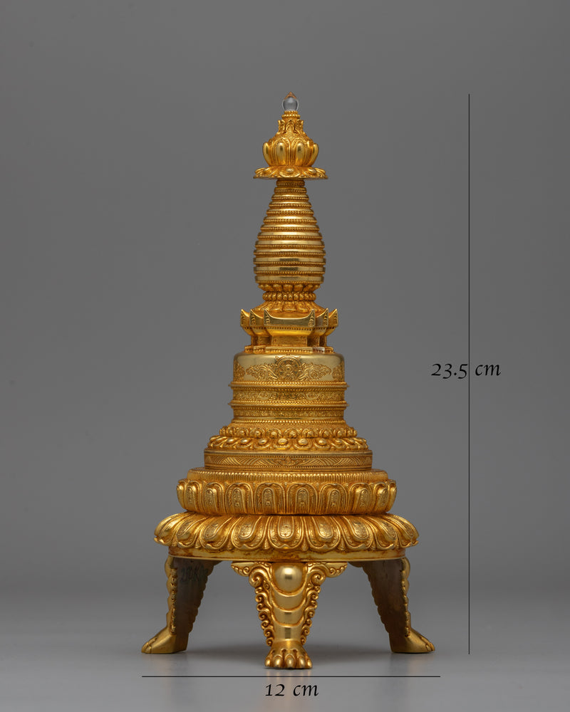 Traditional Buddhist Stupa | Sacred Buddhist Structure for Meditation