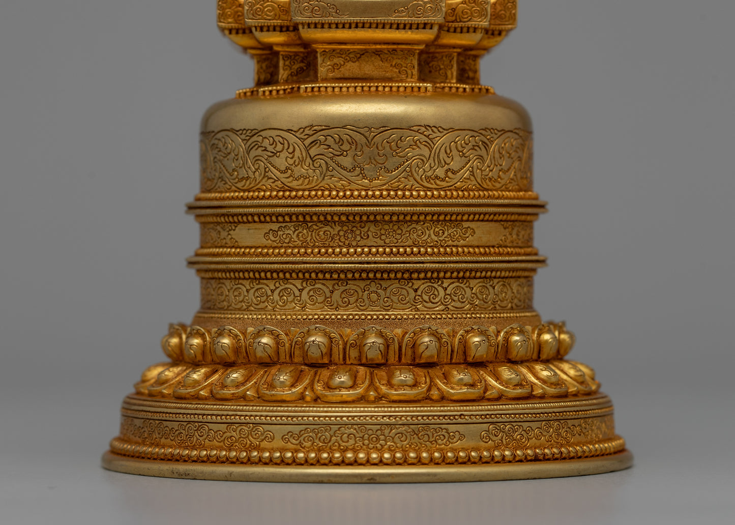 Handcrafted Stupa Buddhist Kadampa| Spiritual Symbol for Home or Altar