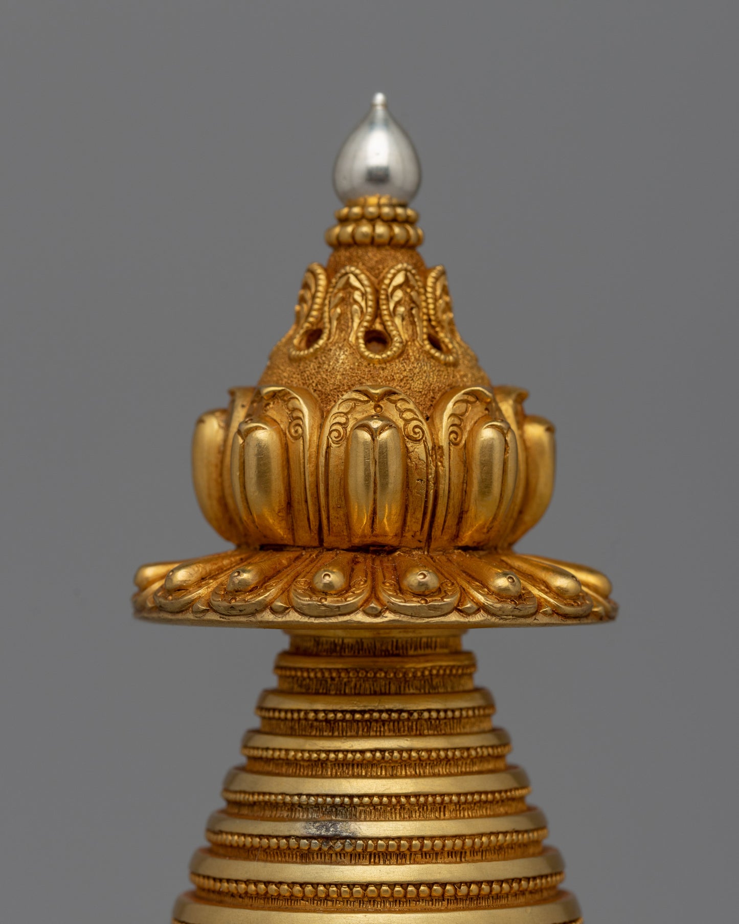 Handcrafted Stupa Buddhist Kadampa| Spiritual Symbol for Home or Altar