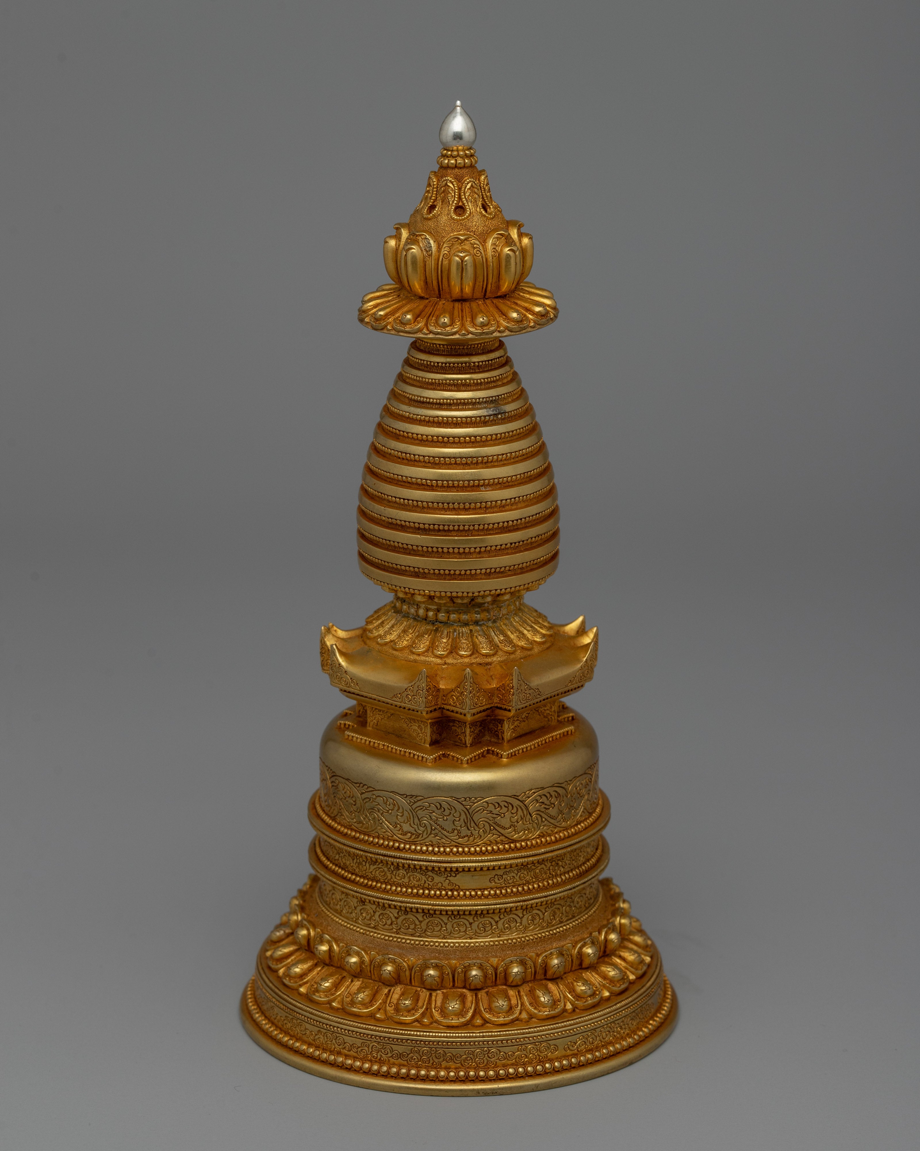 Handcrafted Stupa Buddhist Kadampa| Spiritual Symbol for Home or Altar