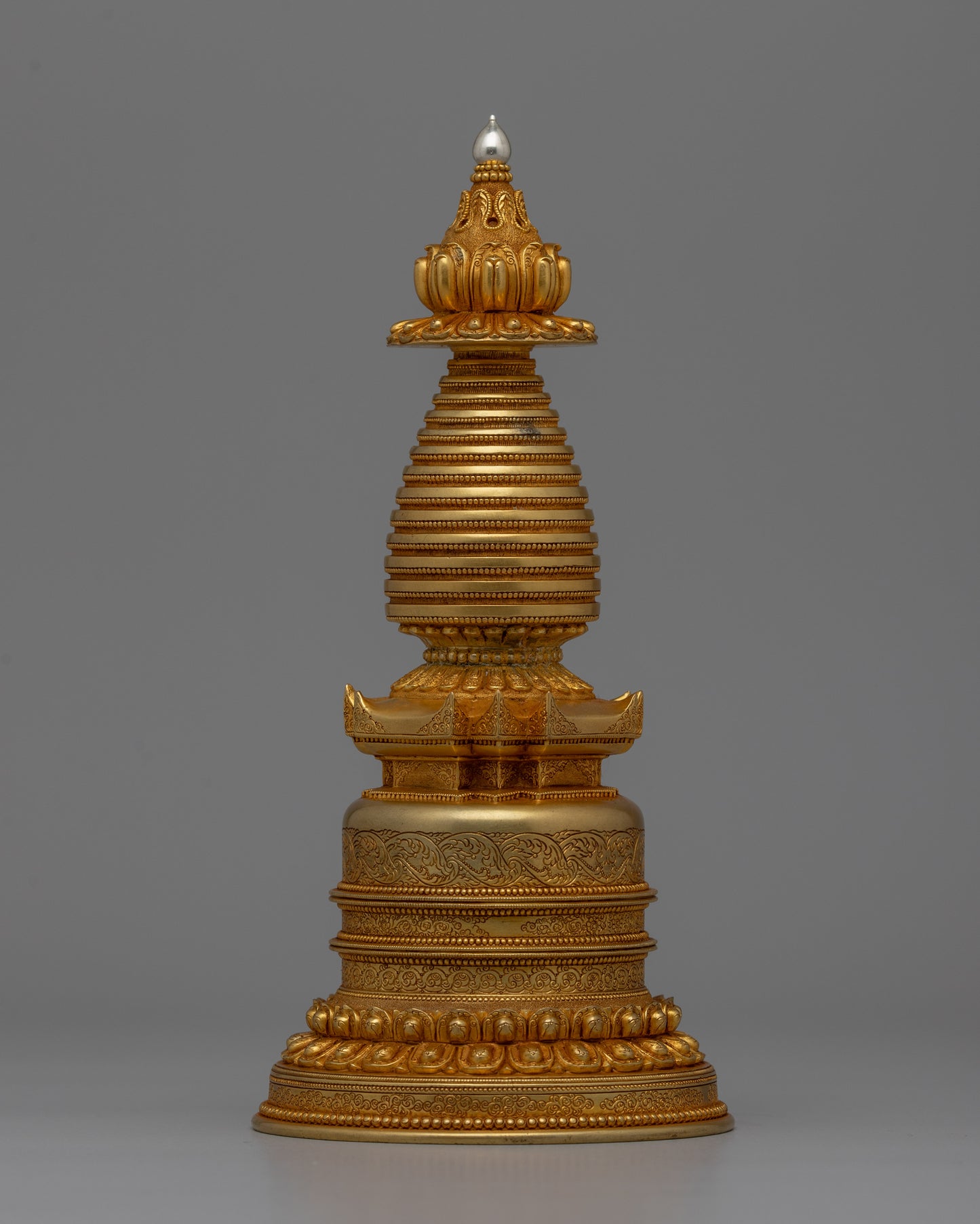 Handcrafted Stupa Buddhist Kadampa| Spiritual Symbol for Home or Altar