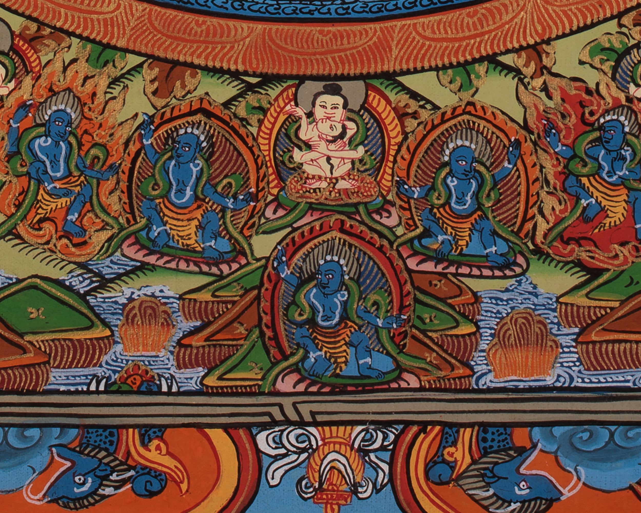 Buddha Mandala Tibetan Art | Representing Enlightened Wisdom and Harmony