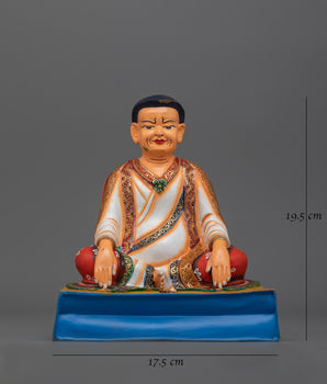 Marpha Buddhist Master Statue | Himalayan Monk Sculpture