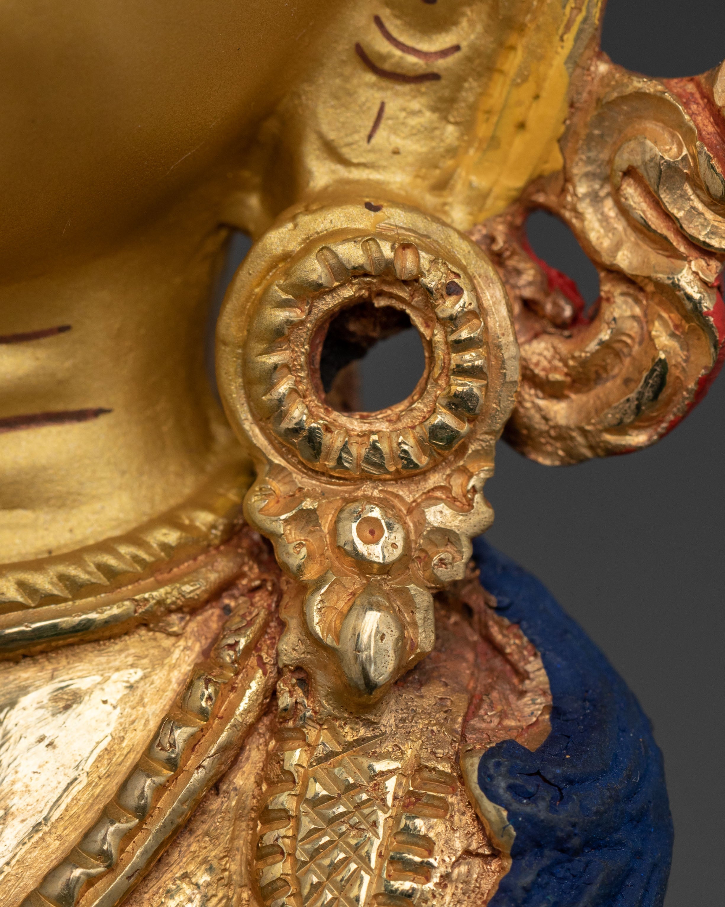 Handmade Tibetan Amitayus Sculpture | Traditional Buddhist Art