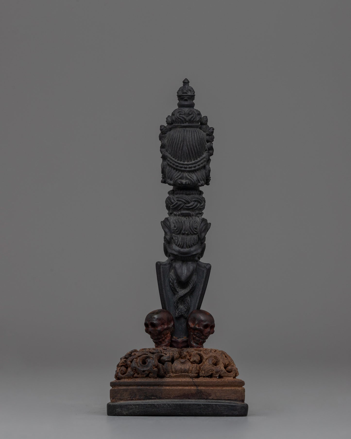 Tibetan Phurba Dragger with Stand | Ritual Tool