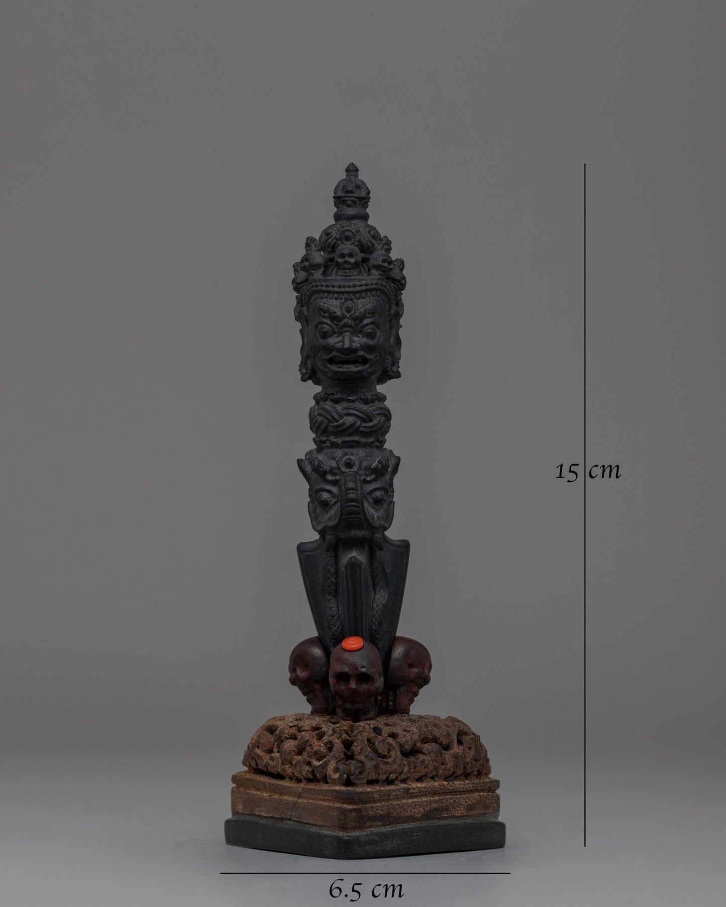 Tibetan Phurba Dragger with Stand | Ritual Tool