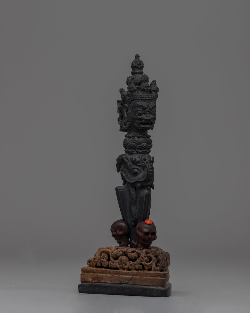 Tibetan Phurba Dragger with Stand | Ritual Tool