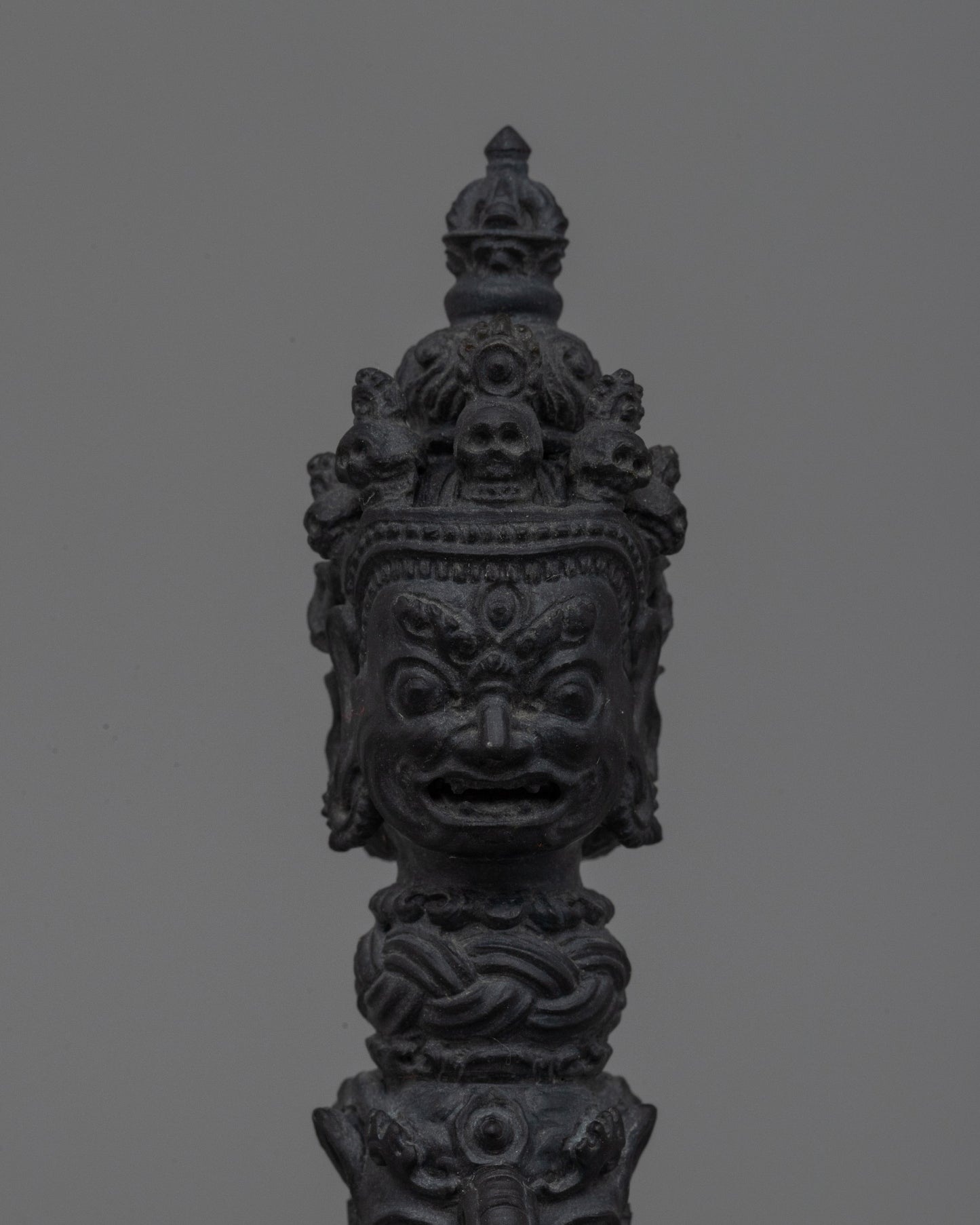 Tibetan Phurba Dragger with Stand | Ritual Tool