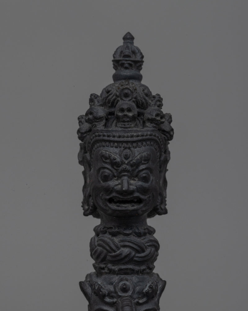 Tibetan Phurba Dragger with Stand | Ritual Tool