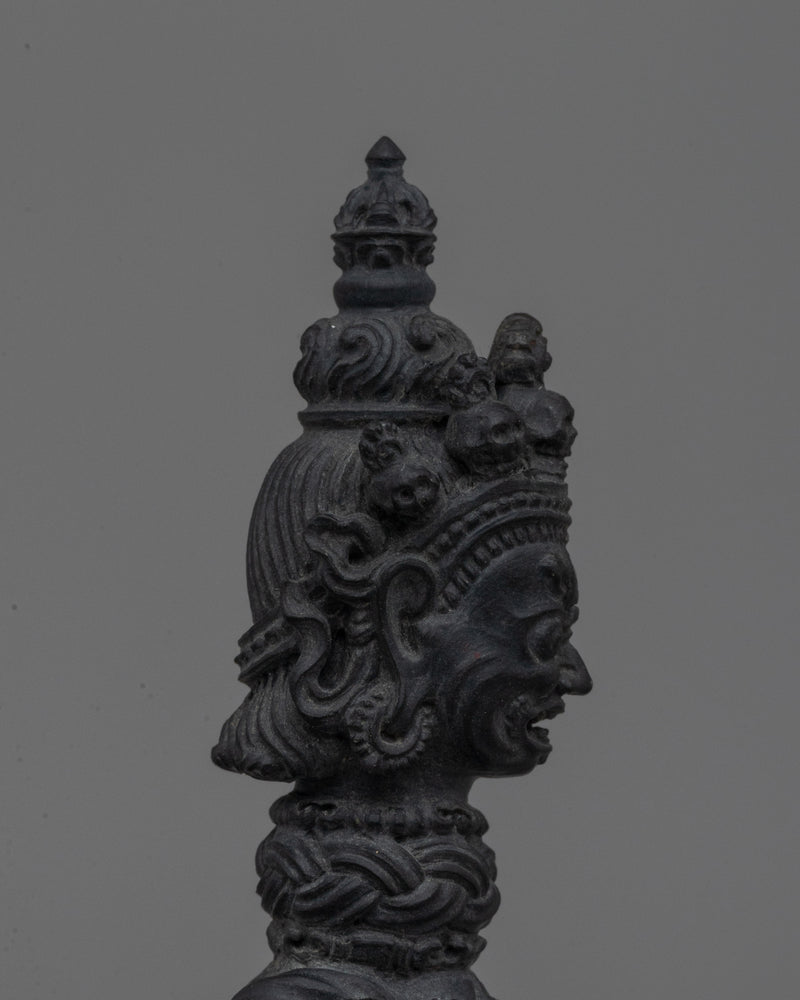 Tibetan Phurba Dragger with Stand | Ritual Tool