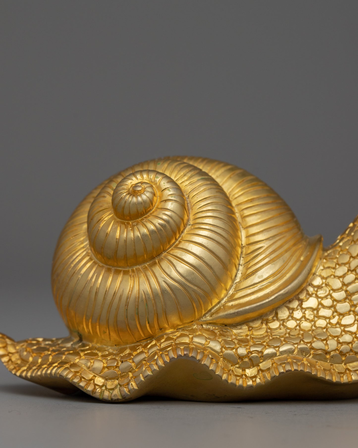 Gold Snail Home Decor | Gift for Nature Lover