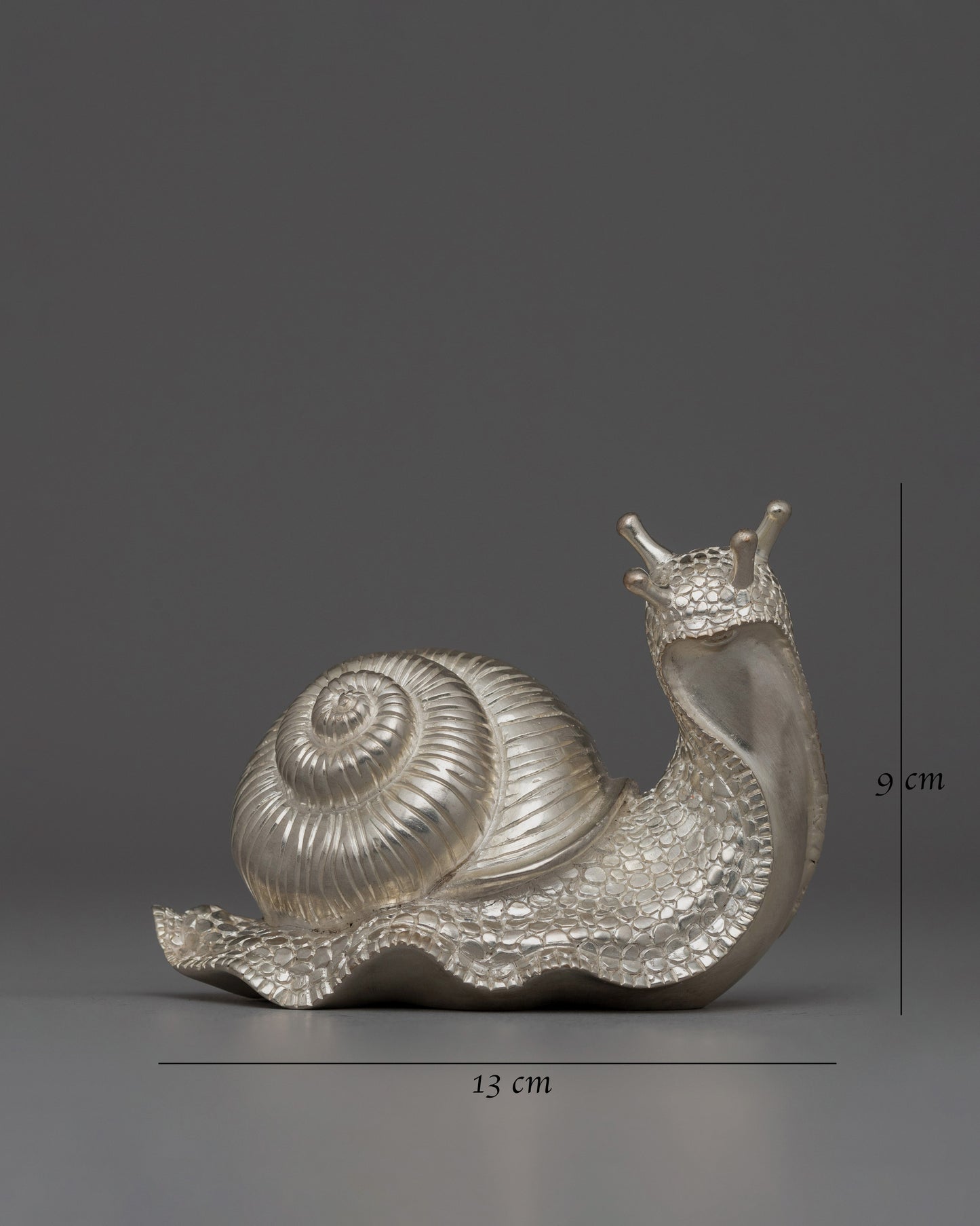 Decorative Silver Snail | Prosperity Gift