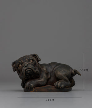 Elegant Bull Dog Figurine | Home or Garden Decor