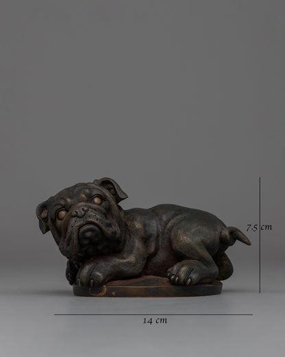 Elegant Bull Dog Figurine | Home or Garden Decor