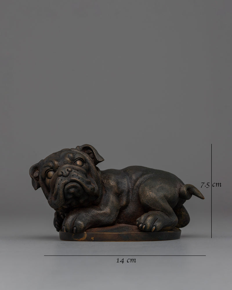 Elegant Bull Dog Figurine | Home or Garden Decor