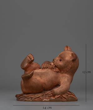 Handcrafted Bear Statue | Perfect Gift for Wildlife Lovers and Nature Collectors