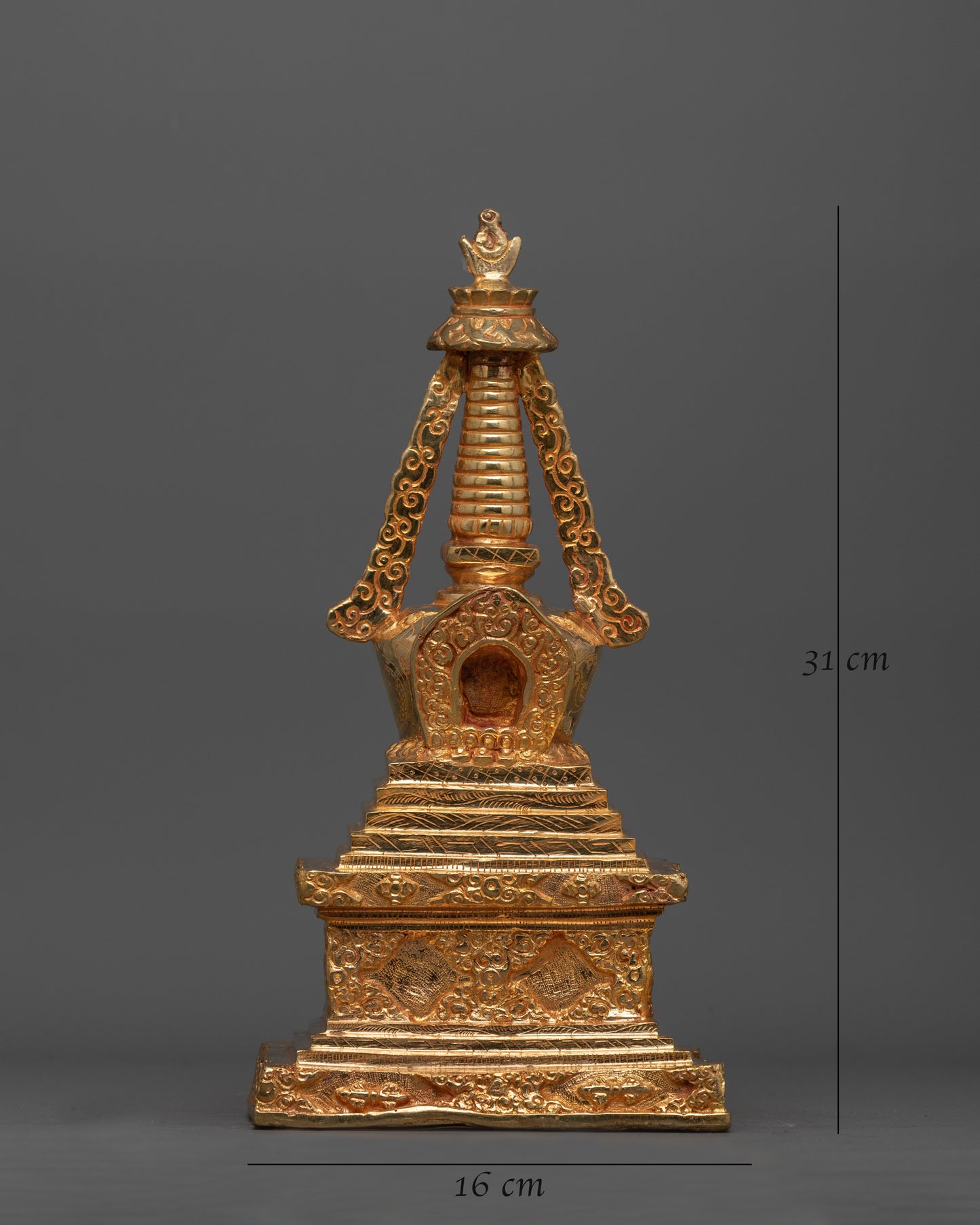 Exquisite Tibetan Stupa Chorten | Spiritual Tibetan Monument