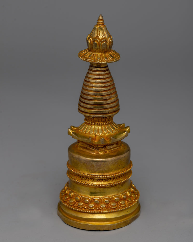 Tibetan Handmade Stupa  | Religious  Sculpture