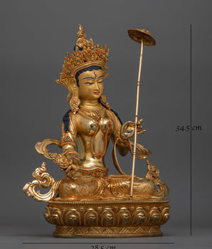 Goddess Sitatapatra Bodhisattva Statue | The Divine Protector of the White Parasol