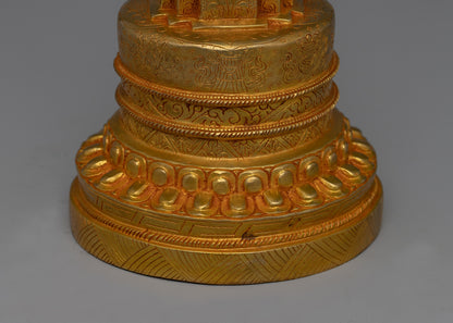 Handmade Kadampa Stupa  | Traditional Spiritual Architecture