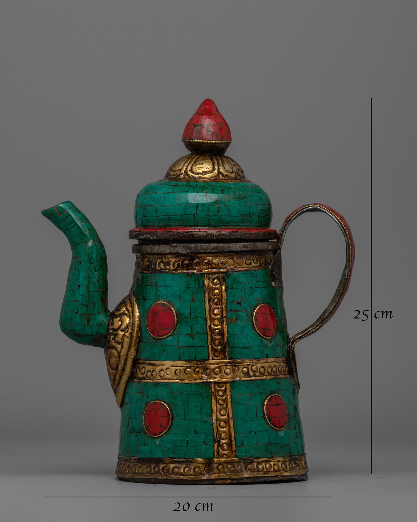 Buddhist Tea Pot  | Himalayan Religious Decorative Tea Pot