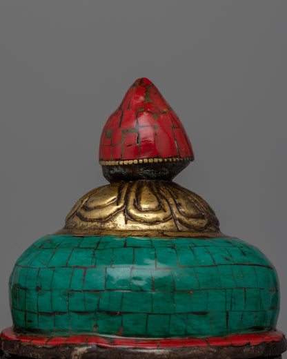 Buddhist Tea Pot  | Himalayan Religious Decorative Tea Pot