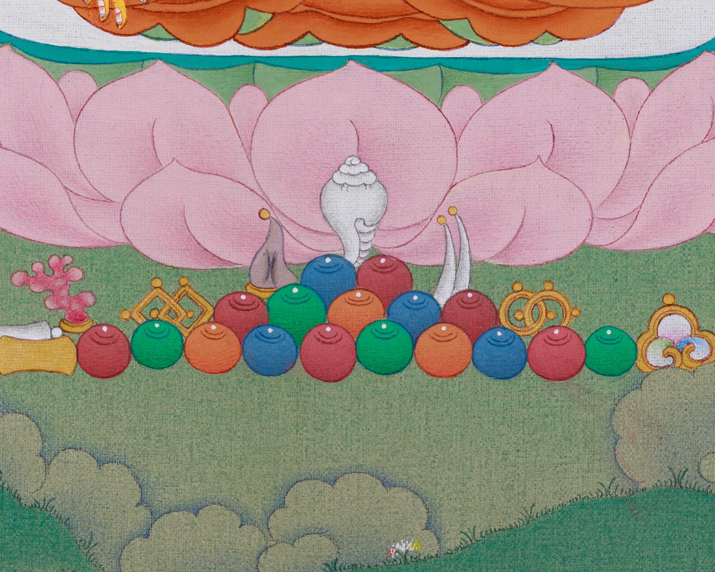 Thangka of Historical Buddha, Shakyamuni | The Enlightened One, Representing Wisdom and Compassion