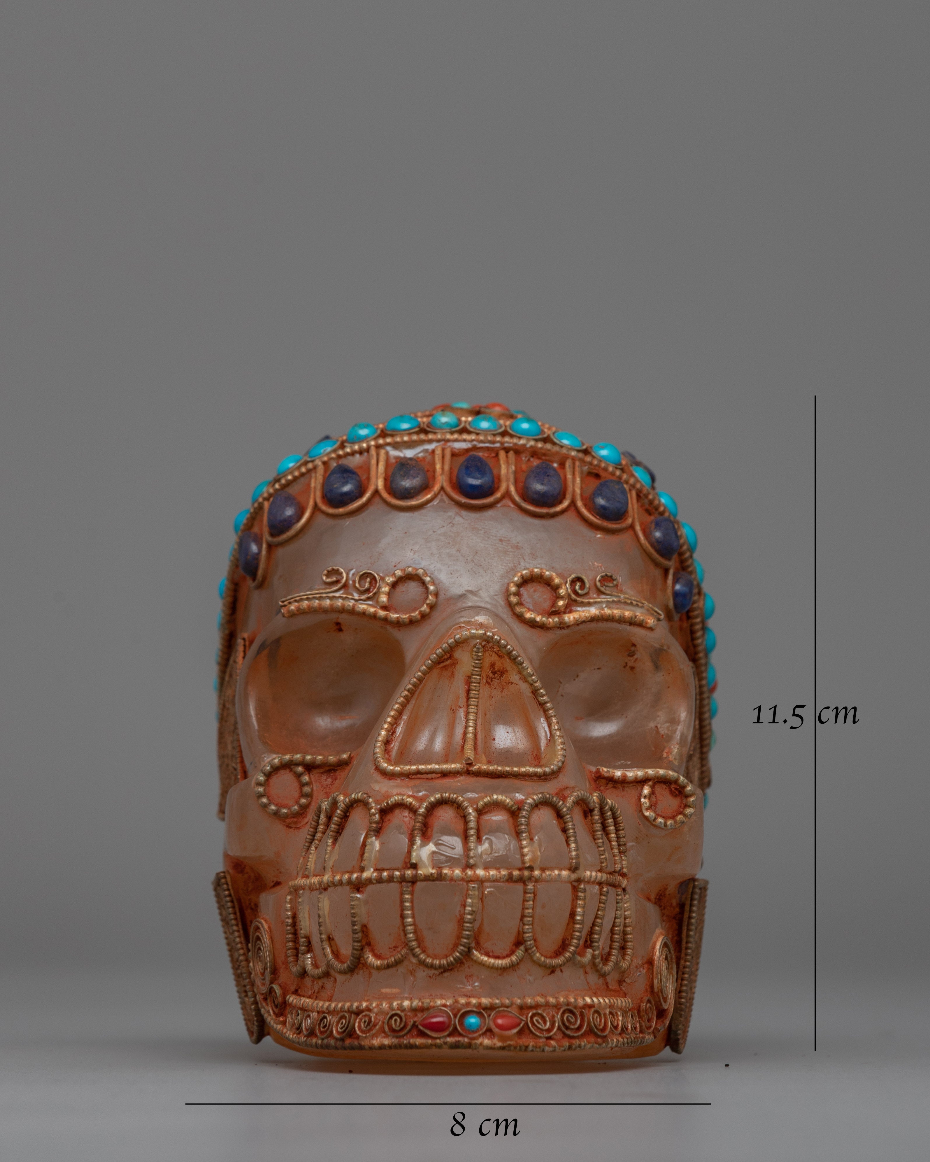 Crystal Skull Head | Unique Home Decor Accent