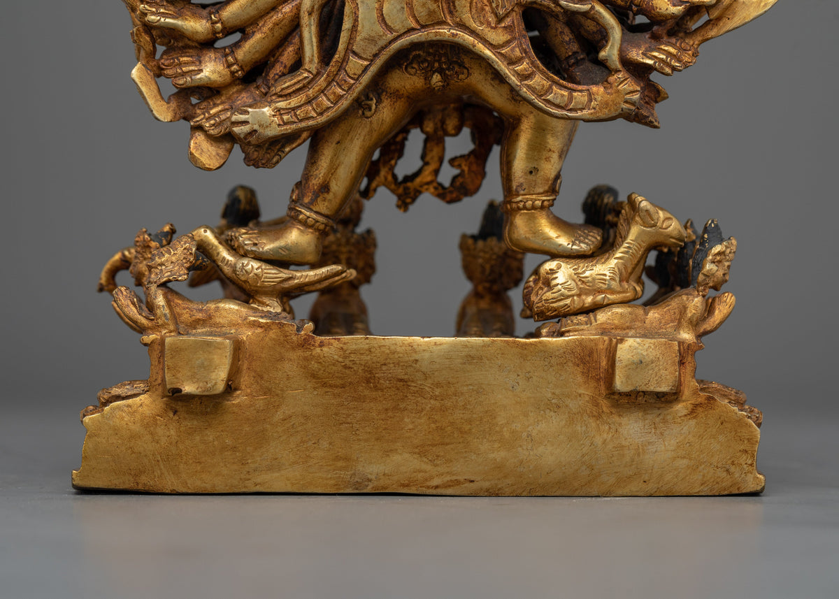 Yamantaka Handmade 30cm Statue | Embodiment of Wrathful Compassion