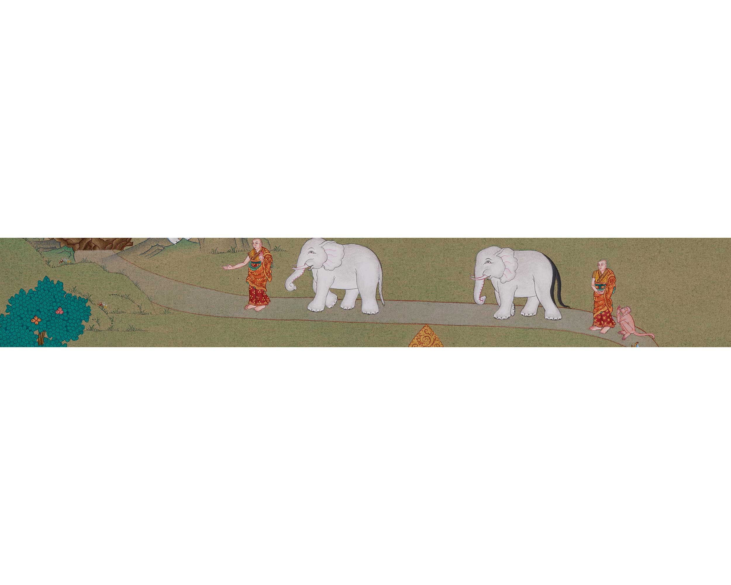 Samatha Meditation Buddhist Art | Serenity, Concentration, and Enlightened Mind Thangka