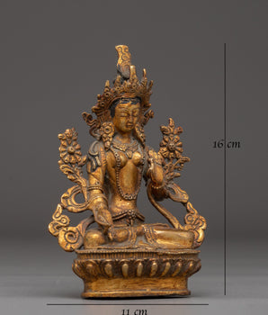 Healing Goddess Mother White Tara Statue | Longevity Symbol